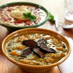Moroccan Bean Stew with Sweet Potatoes