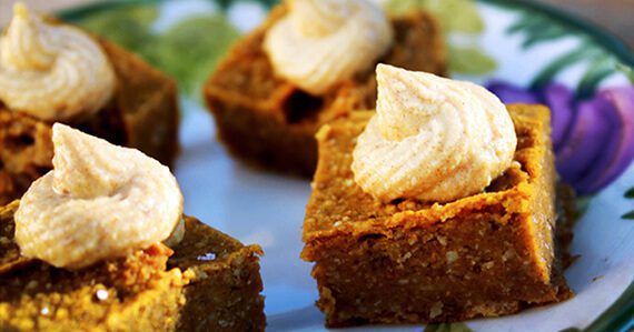 PumpkinSquares570 Pumpkin Pie Squares