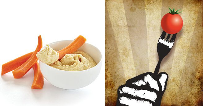 Snacking655x344 Healthy Homemade Hummus