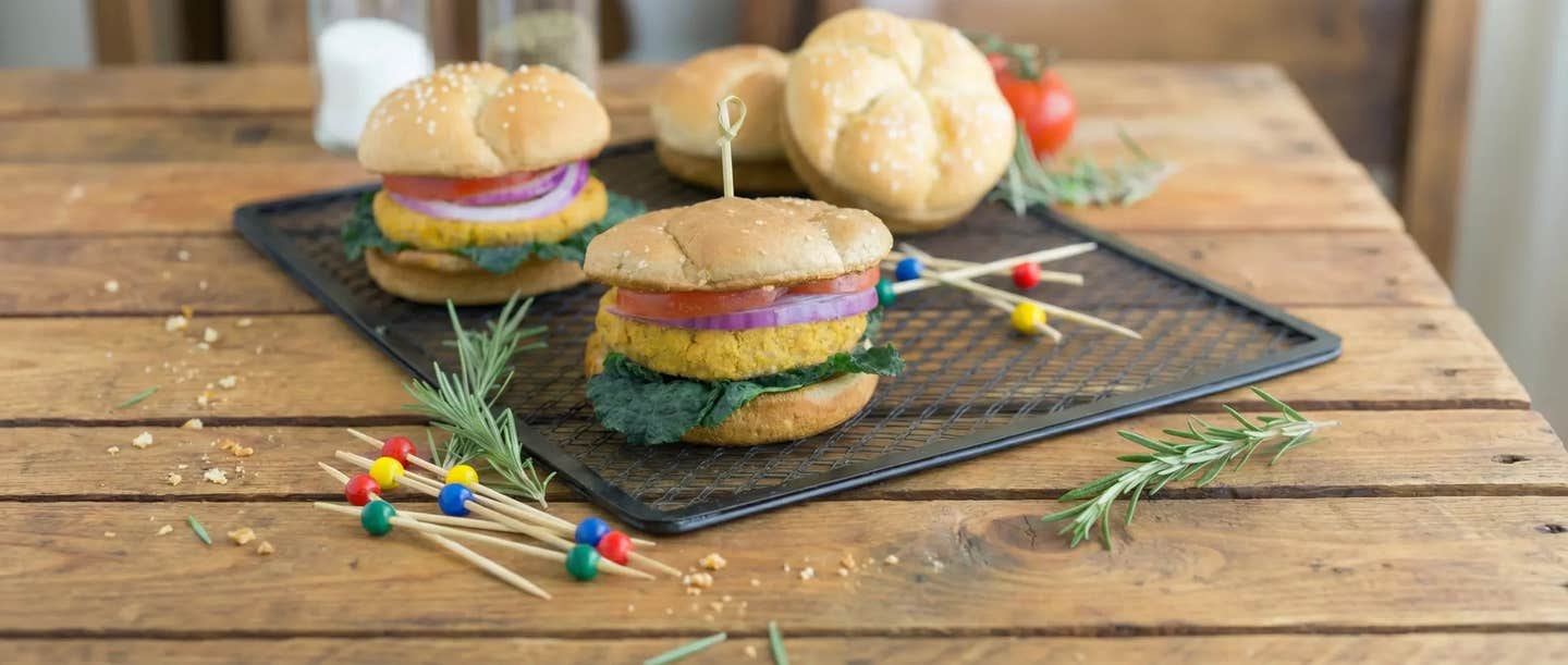 Veggie Chickpea Burgers