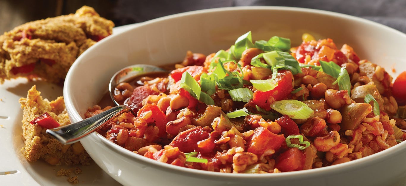 Veggie Jambalaya with BlackEyed Peas Recipe Forks Over Knives