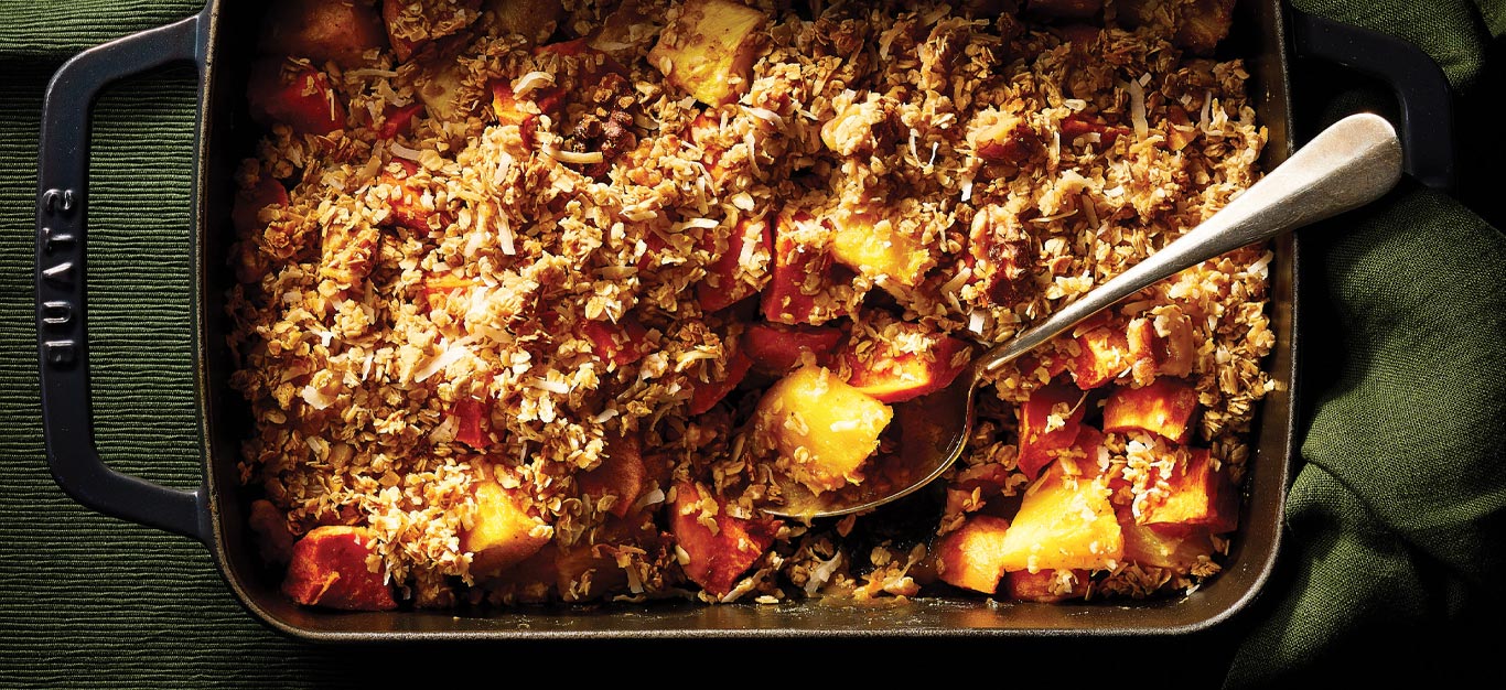 Sweet Potato and Pineapple Crisp Recipe Forks Over Knives