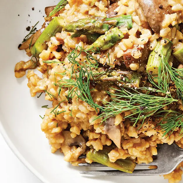Arborio Rice Instant Pot Mushroom Asparagus Risotto Instant Pot