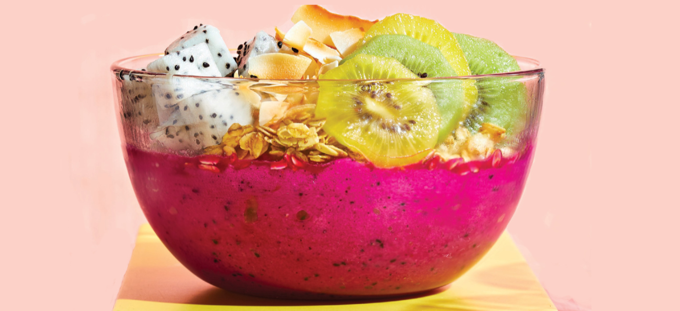 5-Minute Dragon Fruit Smoothie Bowl Recipe - Forks Over Knives