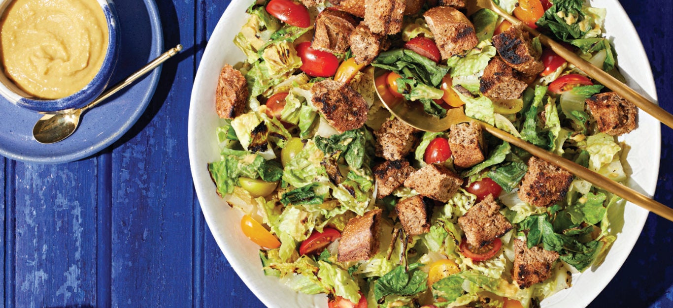 Grilled Caesar Salad Recipe - Forks Over Knives