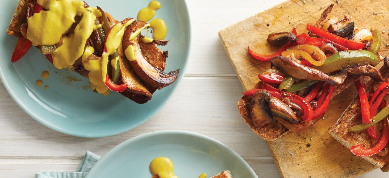 Mushroom Cheesesteak Sandwiches Recipe - Forks Over Knives