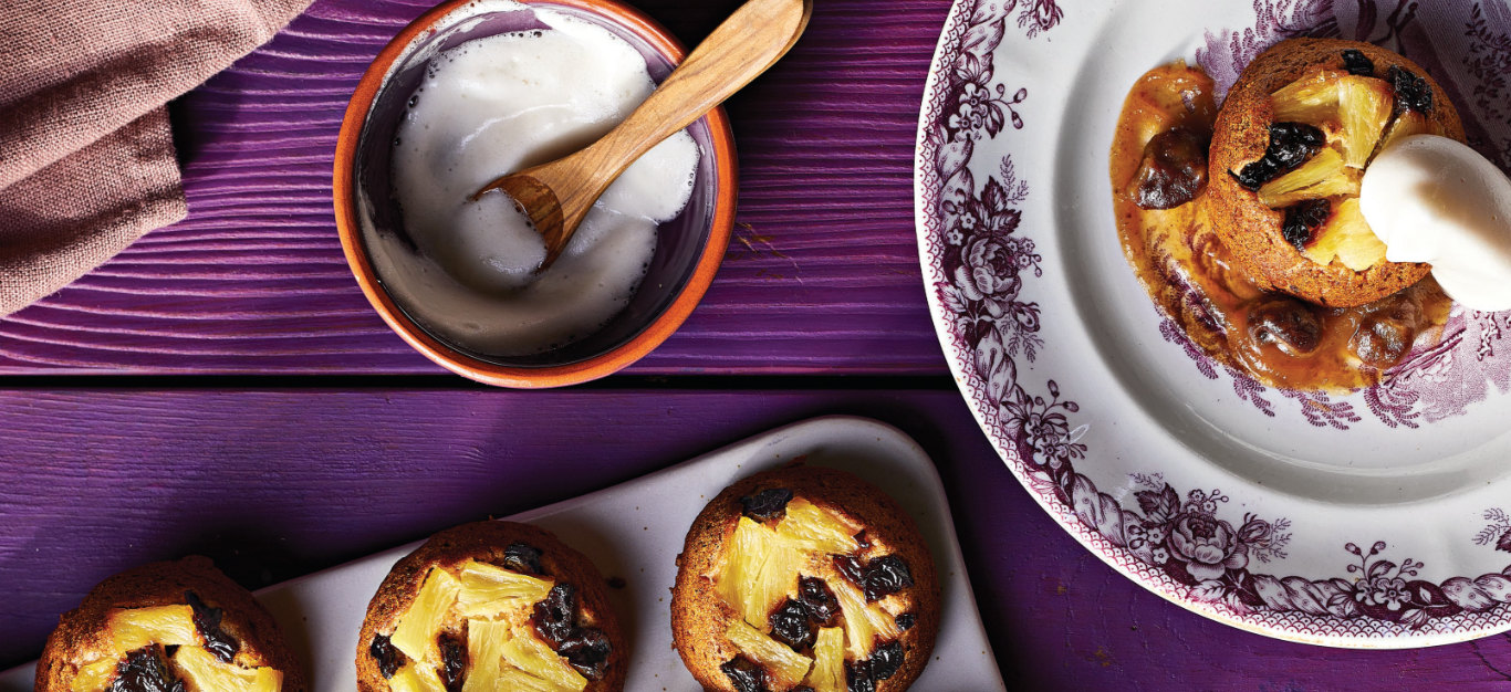 Upside-Down Pineapple Cupcakes Recipe - Forks Over Knives