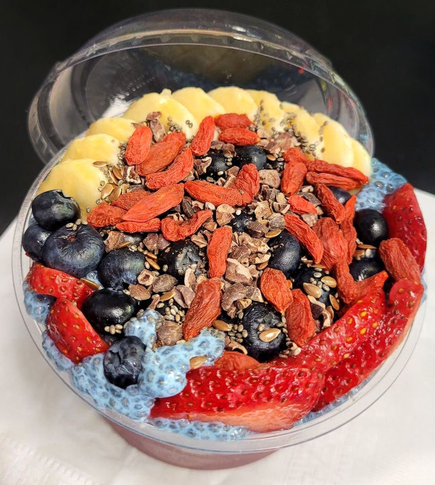 A smoothie bowl from Boomchia