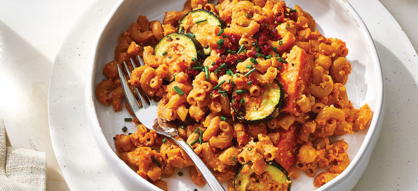 Veggie Mac and Cheese with Sun-Dried Tomatoes Recipe - Forks Over Knives