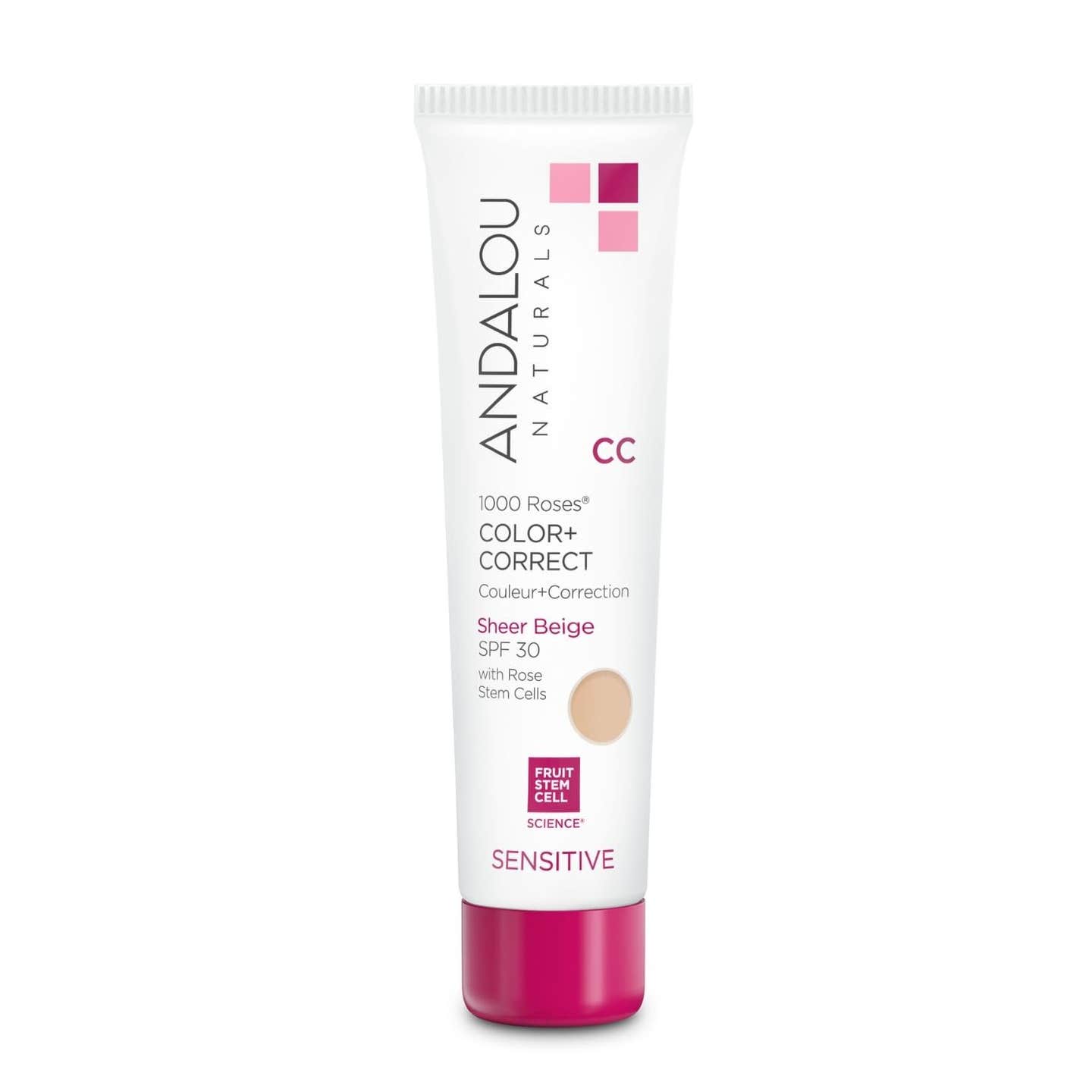Andalou Naturals Color+Correct CC Cream with SPF 30