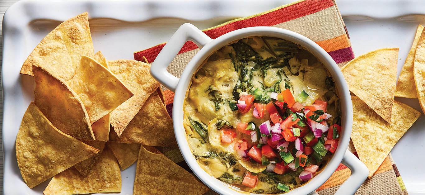 Cheesy Vegan Baked Spinach Dip Recipe - Forks Over Knives