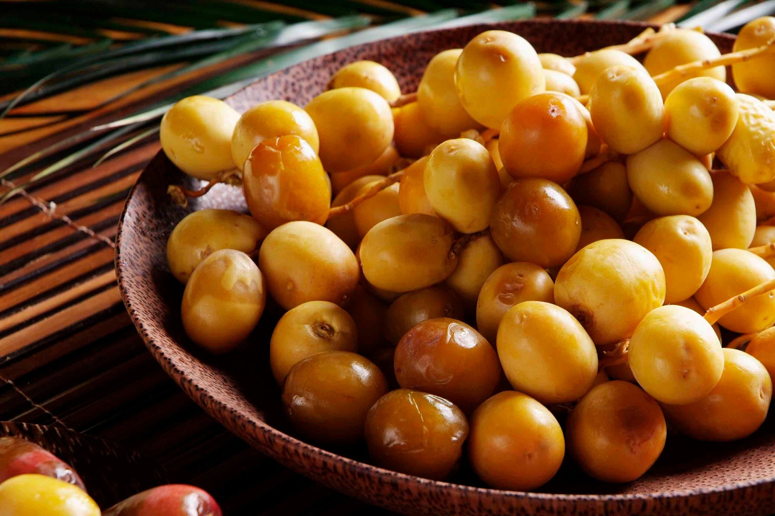 fresh barhi dates in a bowl