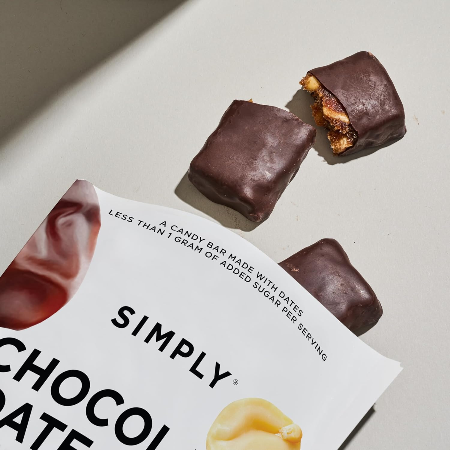 simply chocolate date candy