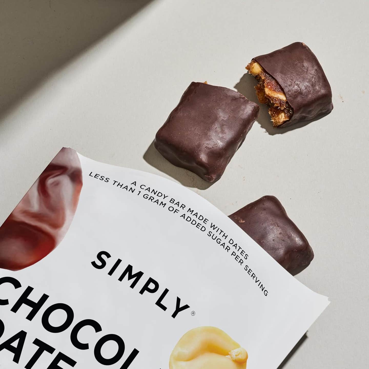 simply chocolate date candy