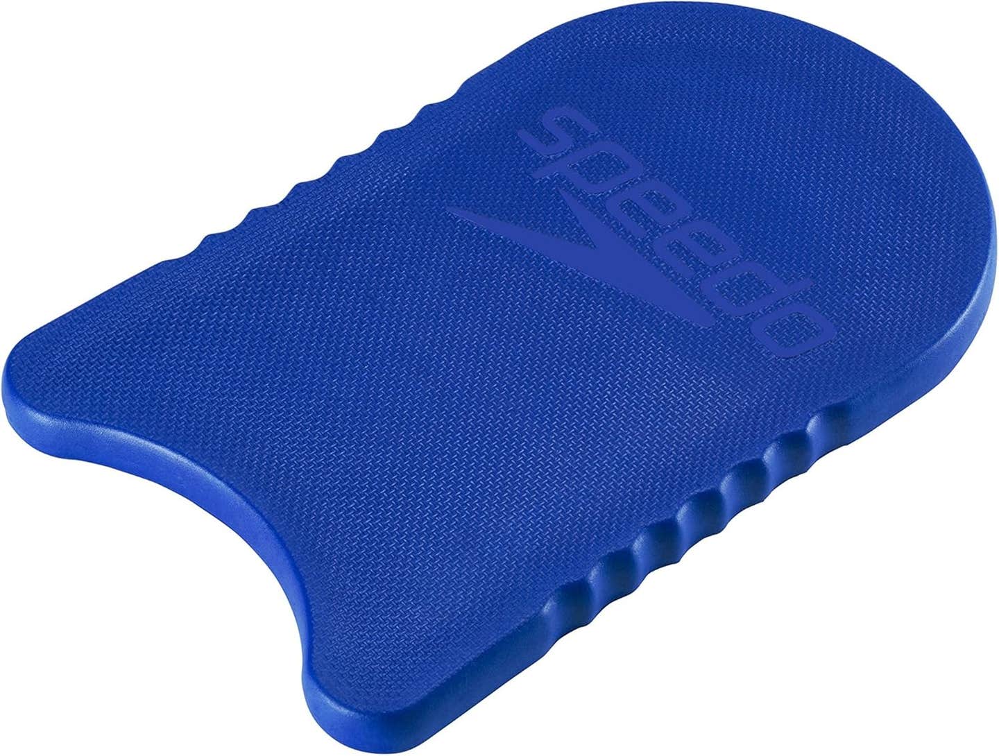 Small blue speedo kickboard for use in pool