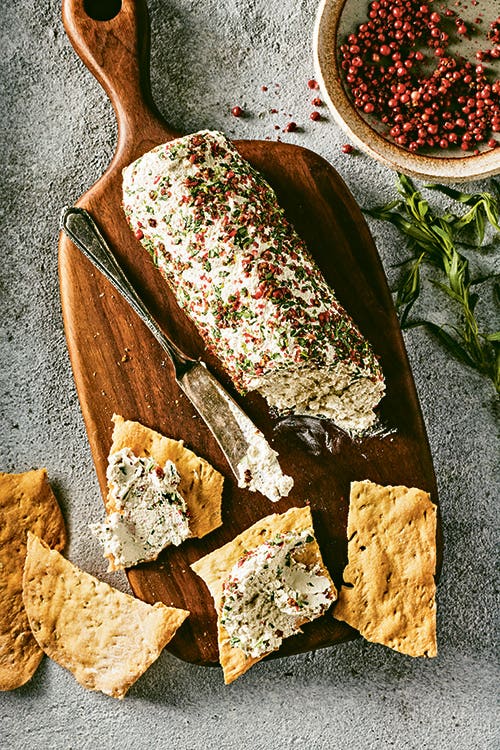 The 'Reggie' Goat Cheese, from Miyoko Schinner's new cookbook, The Vegan Creamery