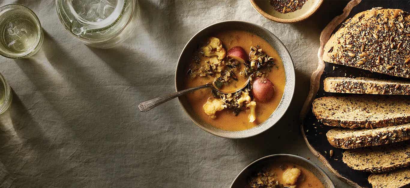Wild Rice Recipes, including seed bread and chipotle-potato soup