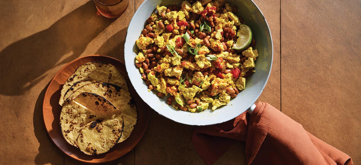A quick Southwest vegan tofu scramble