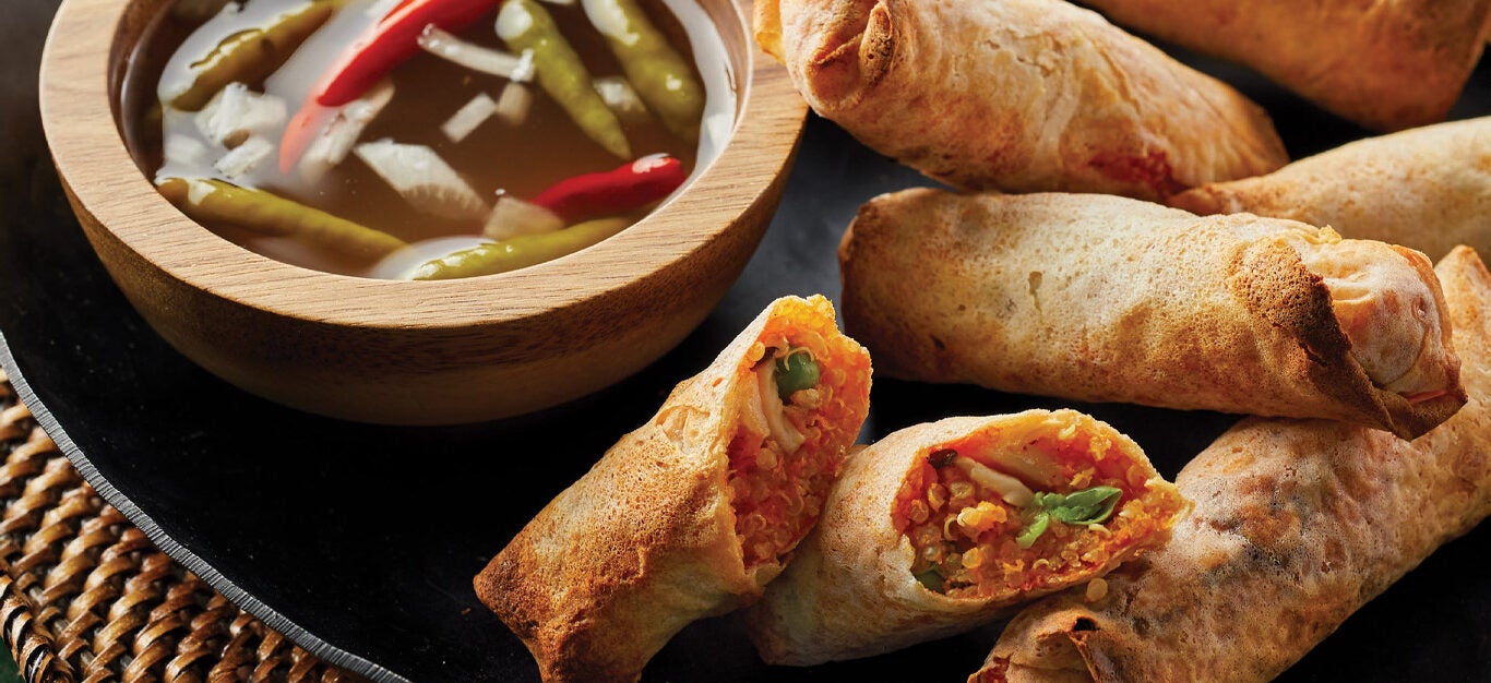AirFried Vegan Lumpia Recipe Forks Over Knives