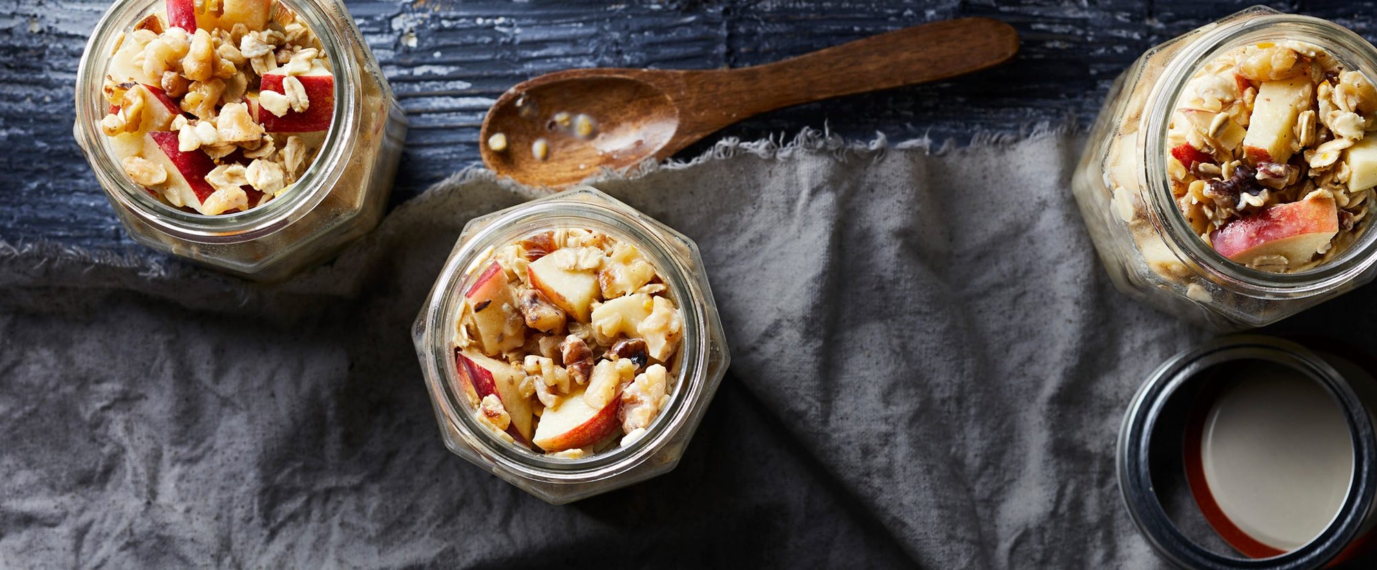 Apple Overnight Oats - Forks Over Knives