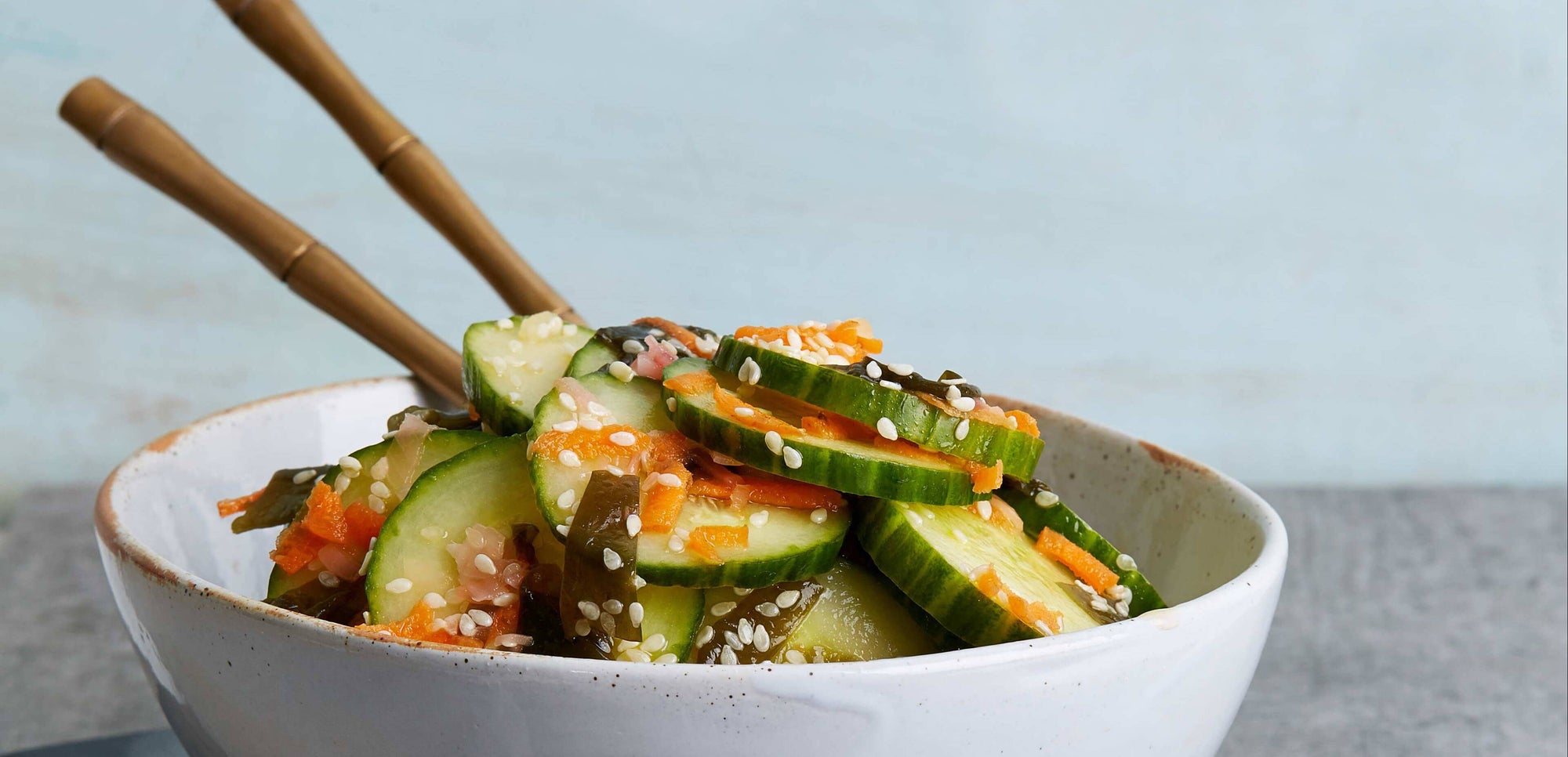 Asian Cucumber and Sea Vegetable Salad - Forks Over Knives