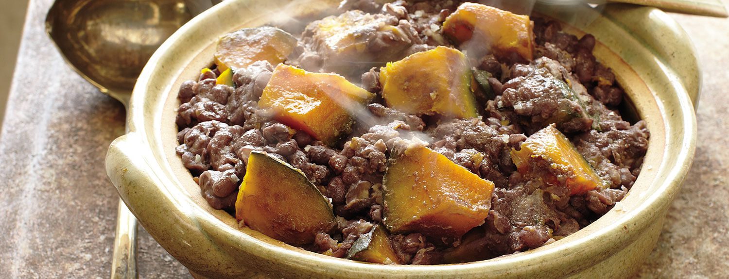 Adzuki Beans with Kabocha Squash - Forks Over Knives