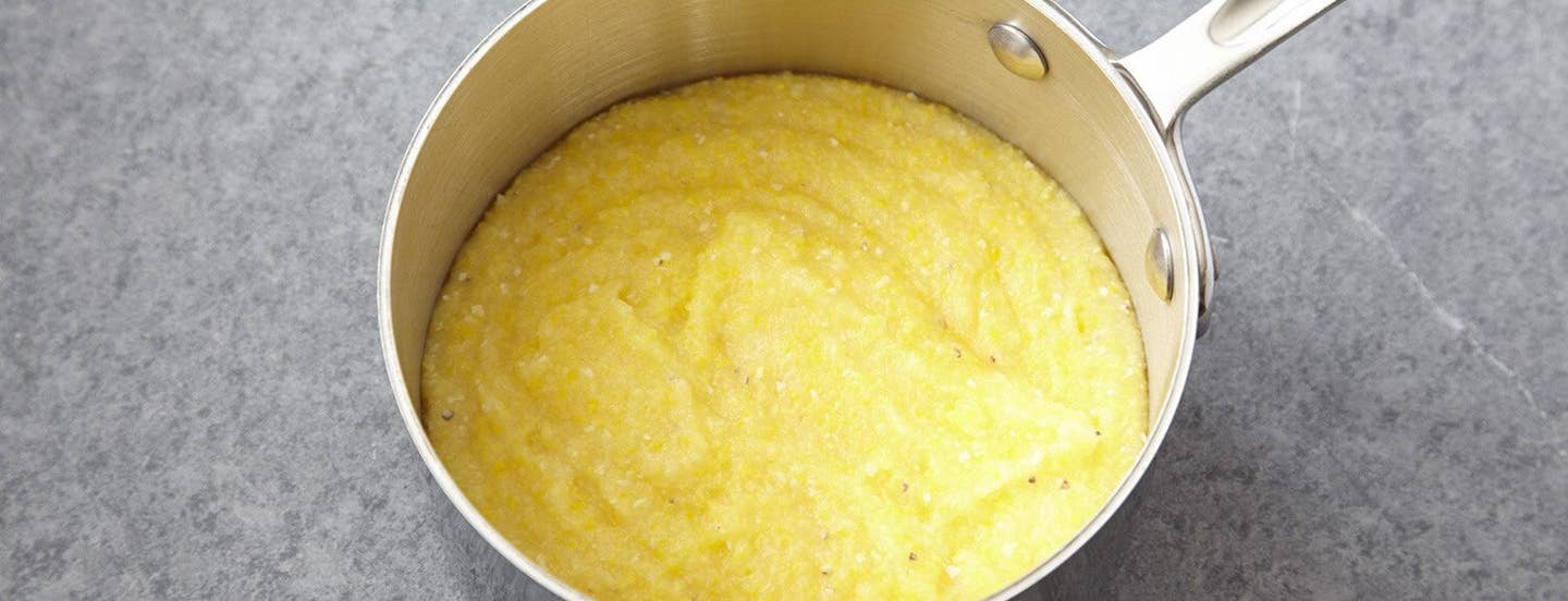 This basic polenta recipe can be served soft and creamy, or allowed to set and be cut and used in any number of dishes.