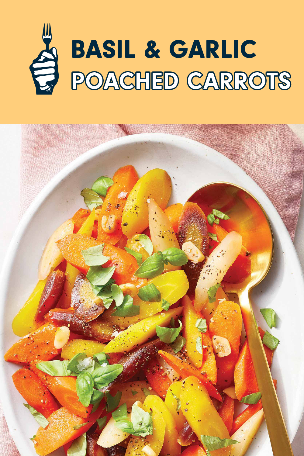 Basil and Garlic Poached Carrots Recipe Forks Over Knives