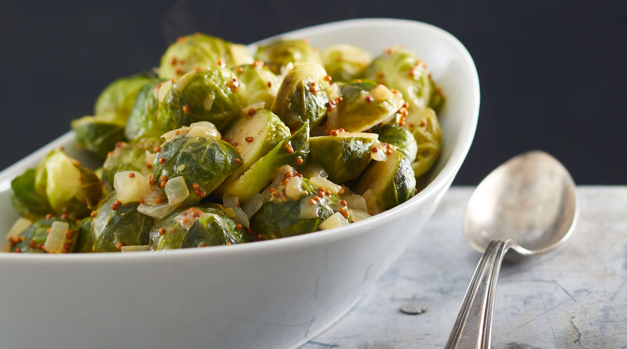 Brussels Sprouts with MapleMustard Sauce Forks Over Knives