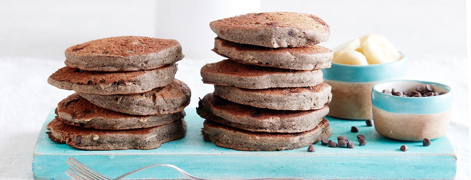 Chocolate Chip Coconut Pancakes - Forks Over Knives