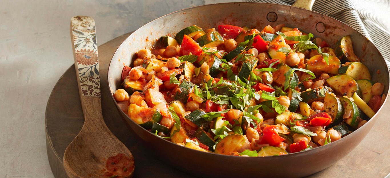 Italian-Style Zucchini and Chickpea Sauté-image