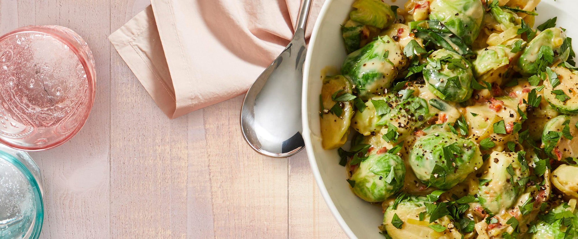 Creamy Brussels Sprouts With Sun Dried Tomatoes Forks Over Knives