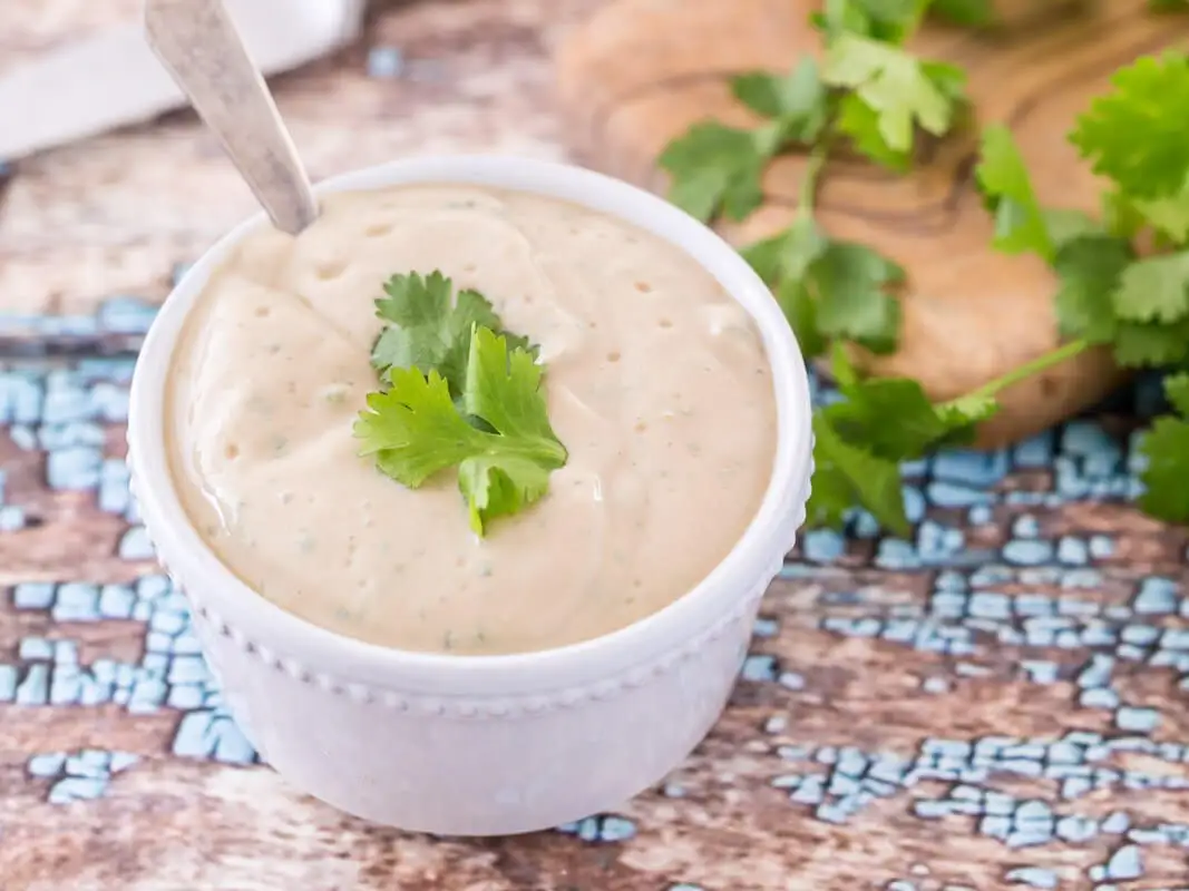 Creamy Cilantro-Garlic Dressing