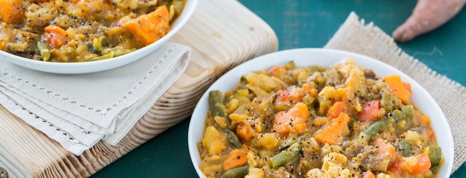 Creamy Vegan Sweet Potato and Vegetable Soup Forks Over Knives