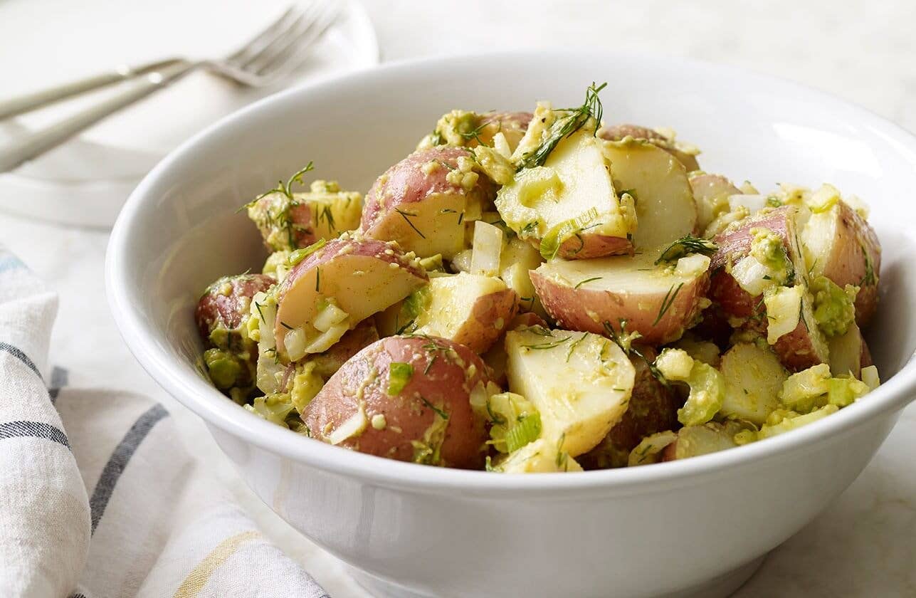 This vegan potato salad recipe is truly a dish you can enjoy on its own or paired with a light soup or wrap. Get ready to try the best potato salad ever!