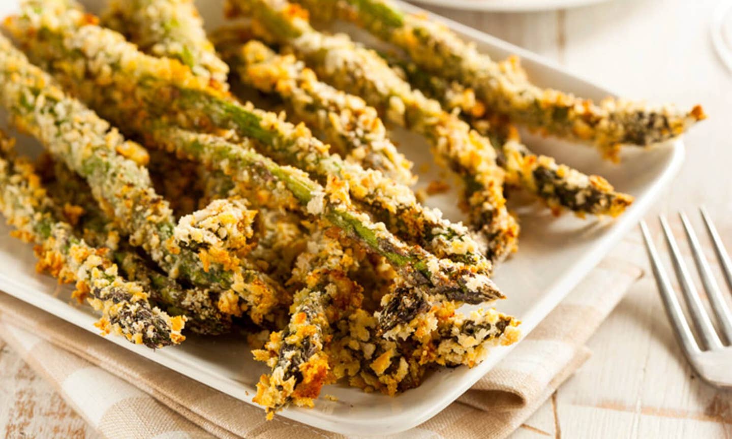 Herb-Crusted Asparagus Spears