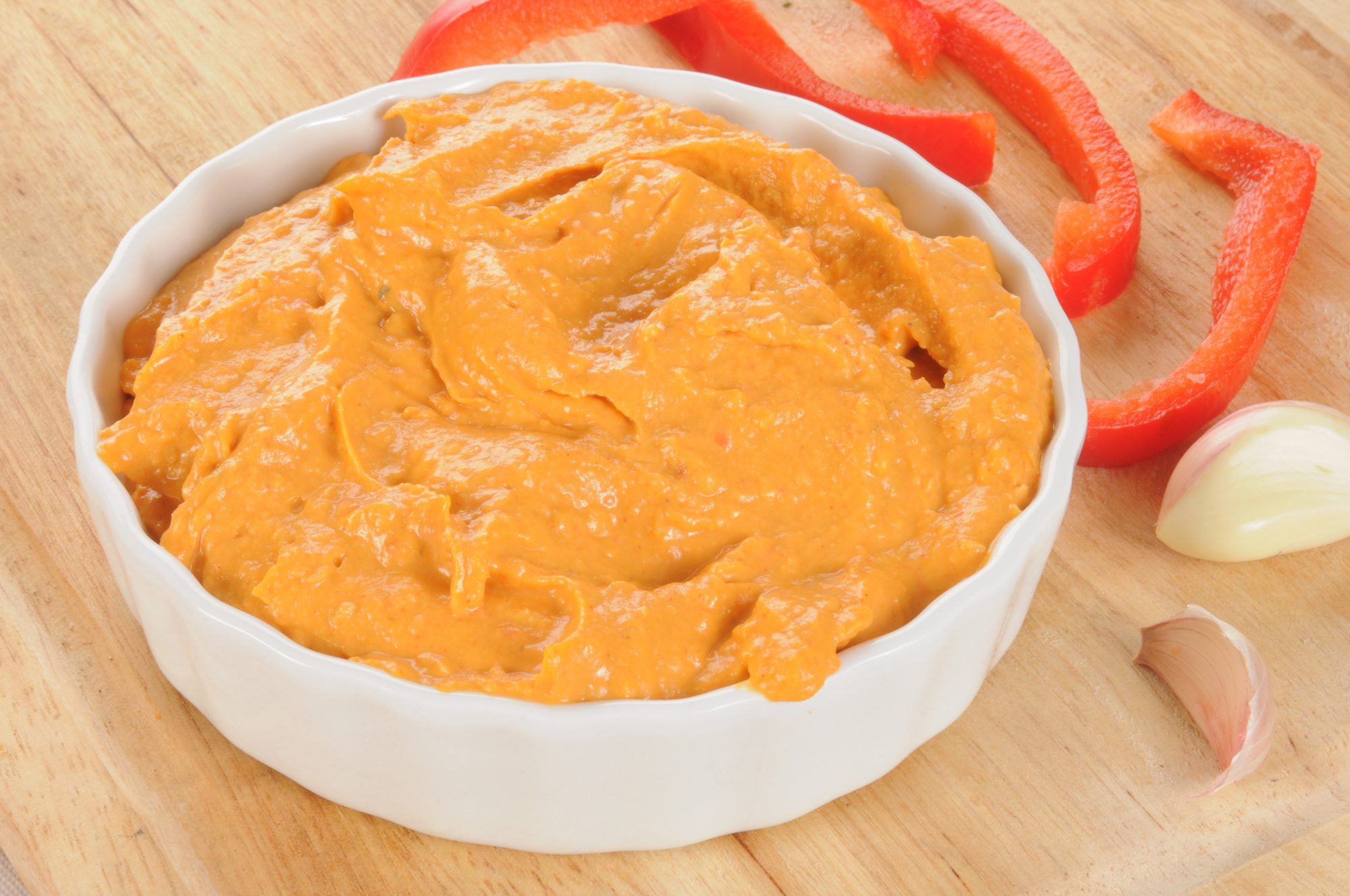 Roasted Red Pepper Tapenade Hummus Forks Over Knives