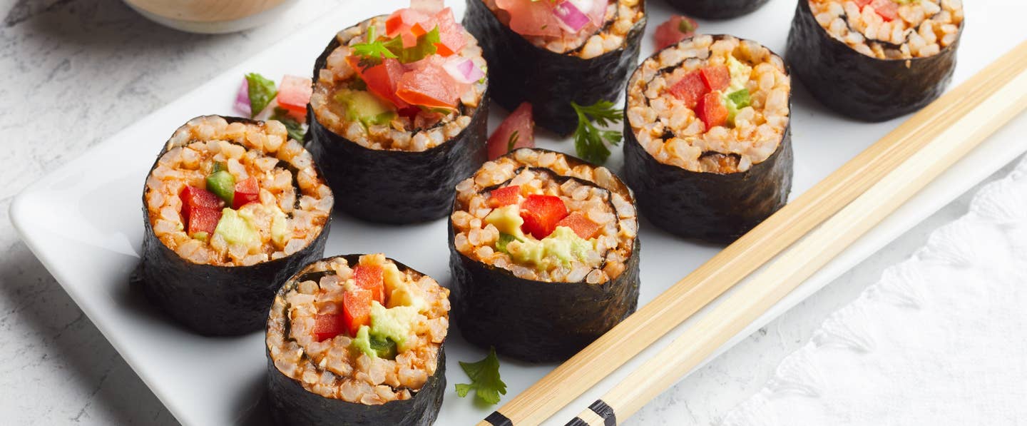 Easy Vegan Sushi Rolls l A Farmgirl's Dabbles