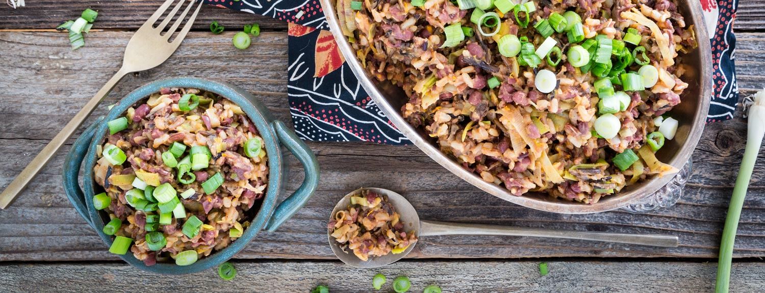 This delicious wild rice pilaf recipe makes use of the Ethiopian spice berbere. Be sure to keep it on hand to make ordinary dishes like this extra special!
