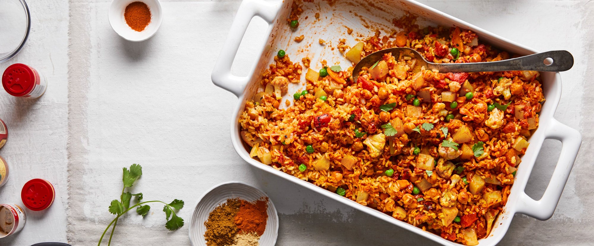 IndianSpiced Cauliflower, Potato Bake Casserole Forks Over Knives