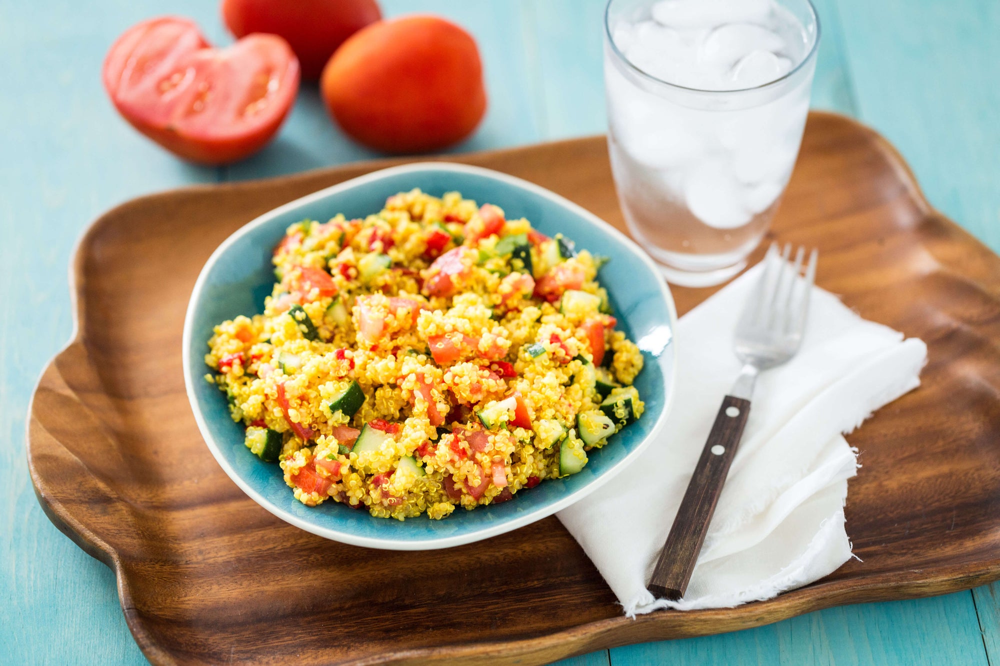 Middle Eastern Quinoa Salad Forks Over Knives