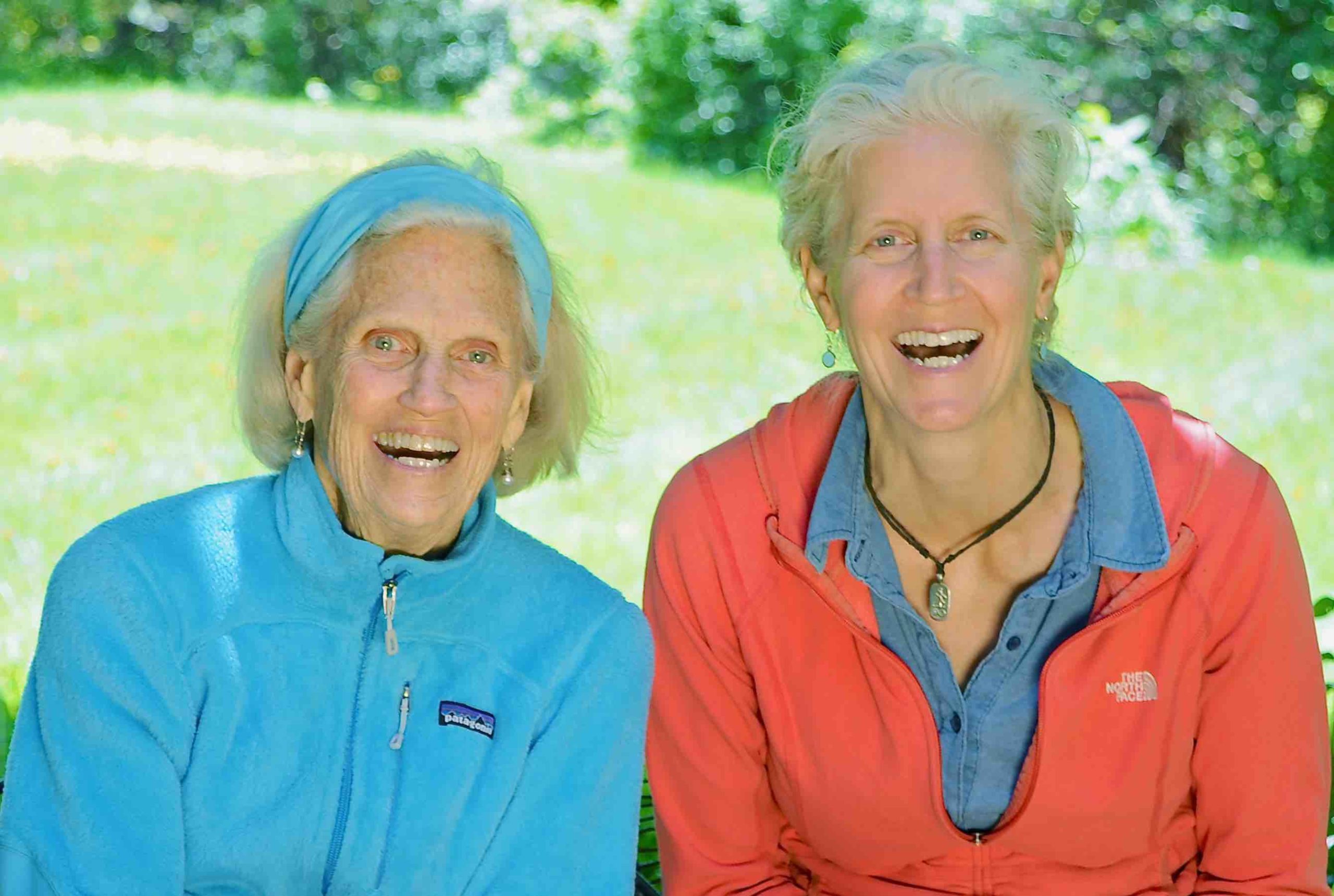 A headshot of Jane and Ann Esselstyn