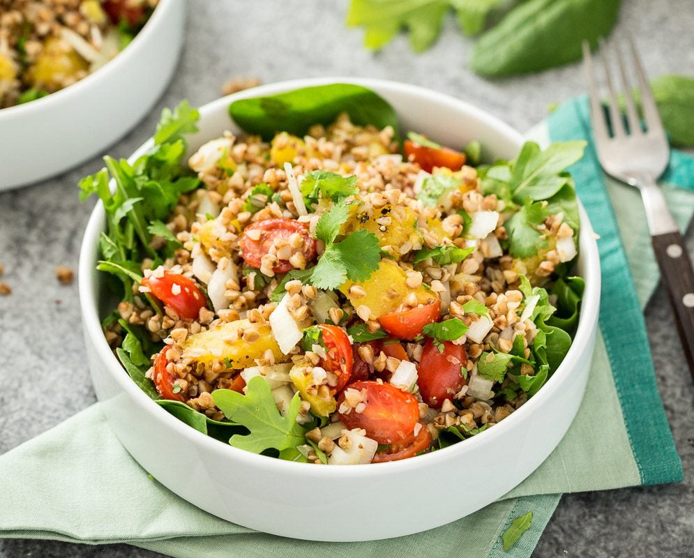 Roasted Buckwheat Salad Forks Over Knives
