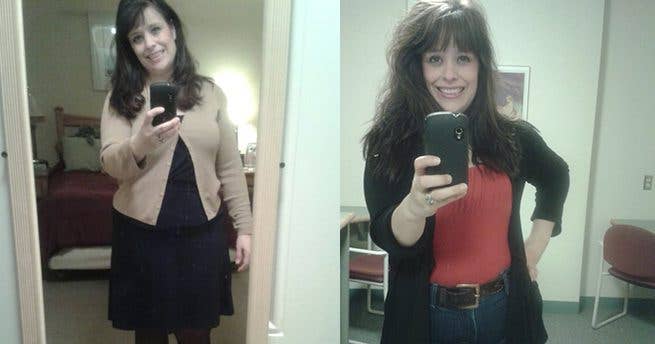 Kristen Cosgrove Shown Before and After Adopting a Plant-Based Diet