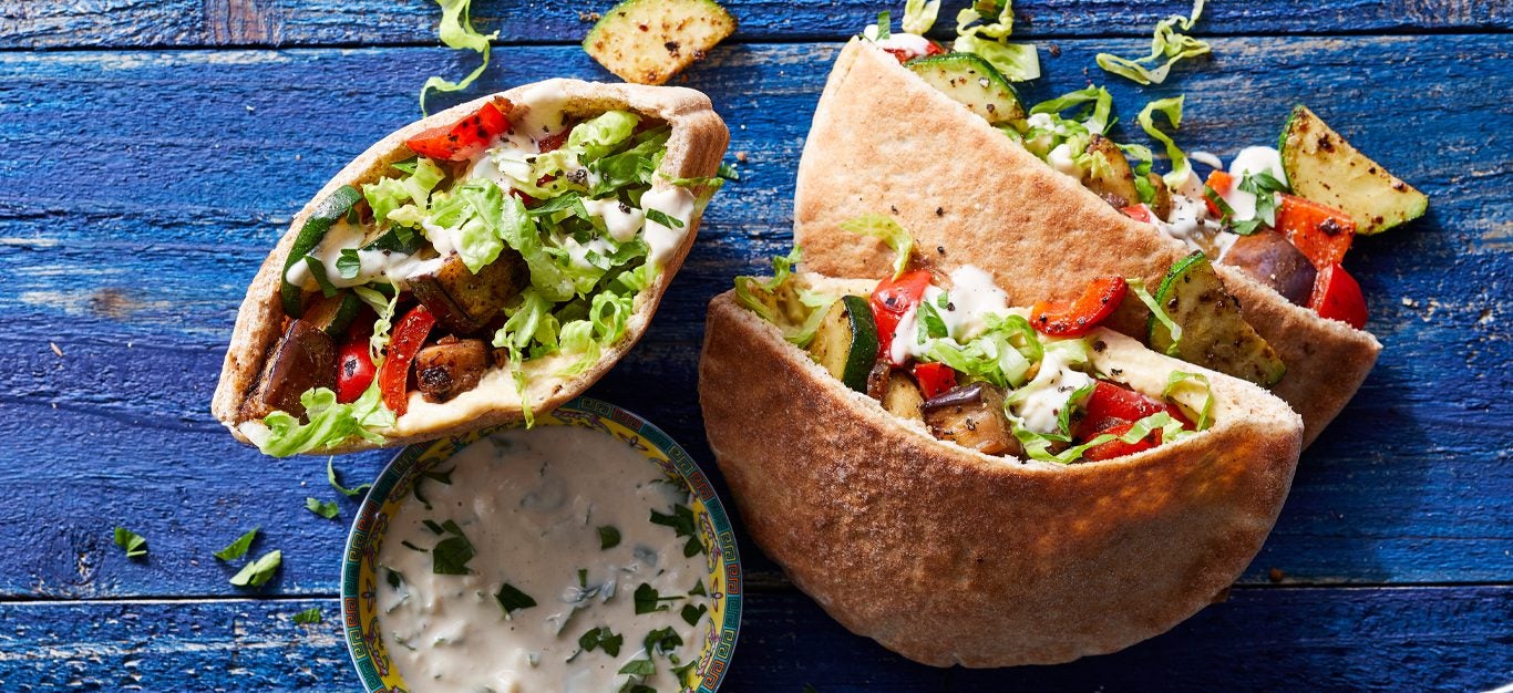 Middle Eastern Pita Pocket Sandwiches - Forks Over Knives