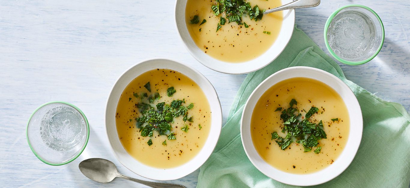 Minted Vegan Vichyssoise - Forks Over Knives