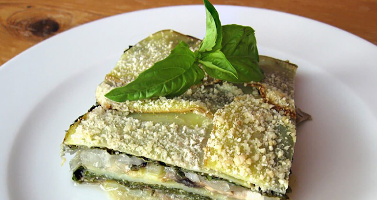 Plant-Based Mushroom-Basil Au Gratin - Forks Over Knives