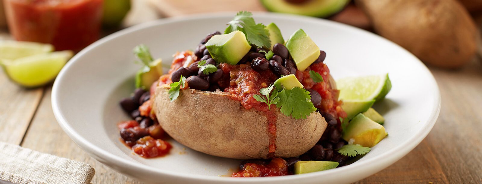 "Nacho" Vegan Baked Potato Recipe - Forks Over Knives