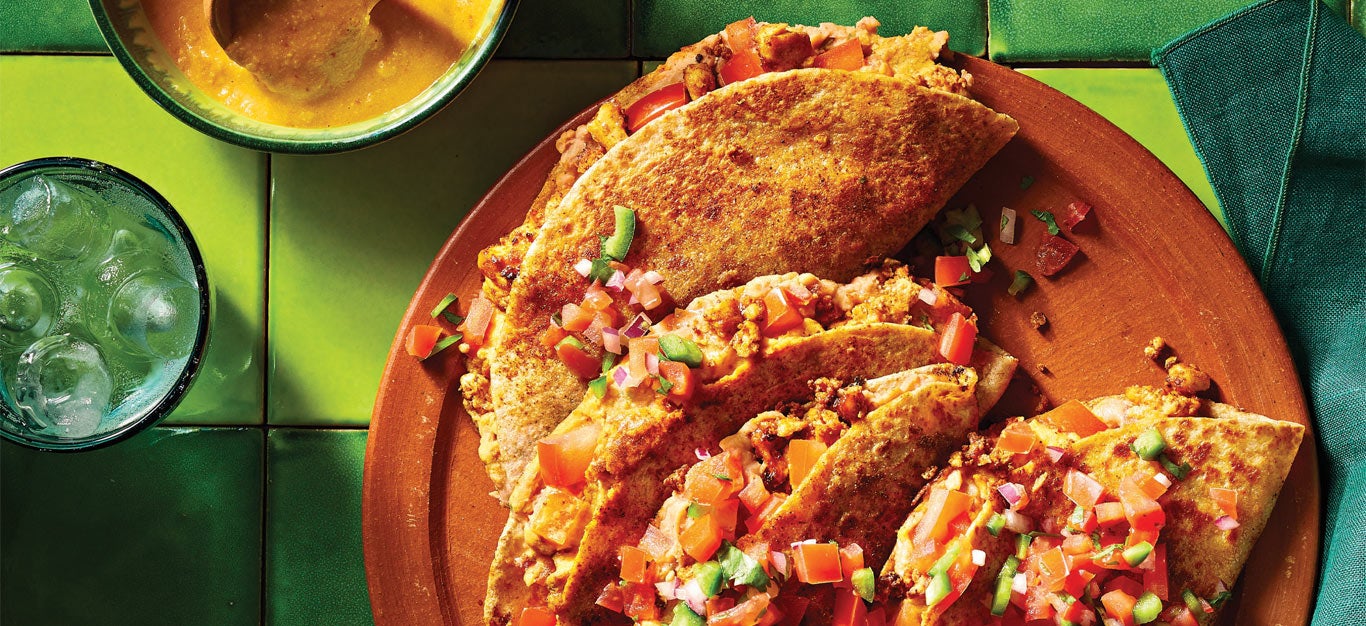 Loaded Vegan Chalupas with Chipotle Queso Recipe Forks Over Knives