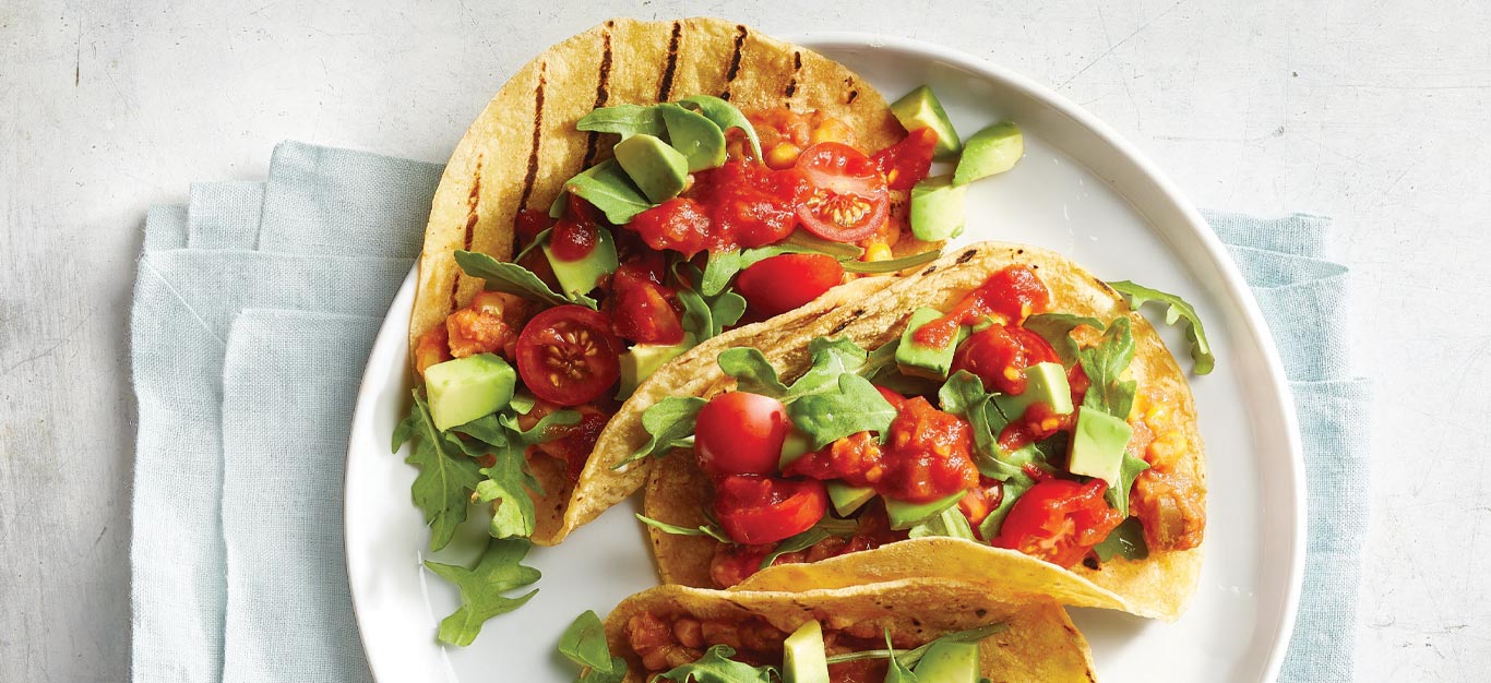 Quick and Easy Veggie Tacos Recipe - Forks Over Knives